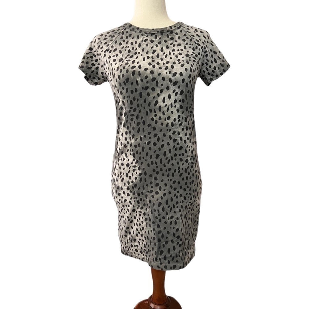 Monrow - Cheetah Cap Tee Dress - Med